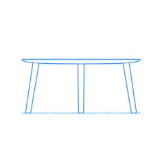 Furniture Coffee Tables Edge Coffee Table Tracing Svg Vector, Free Vectors File